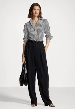 Polo Ralph Lauren LONG SLEEVE BUTTON FRONT SHIRT - Koszula - White/black 8 Polo Ralph Lauren LONG SLEEVE BUTTON FRONT SHIRT - Koszula - White/black -Polo Ralph Lauren 918a383e832e4449ba15cf41ed5ec016