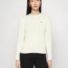 Polo Ralph Lauren JULIANNA LONG SLEEVE - Sweter - Cream -Polo Ralph Lauren 93ba72a5899245a195e1cc5b70b7f7e4