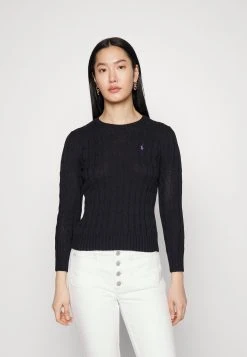 Polo Ralph Lauren JULIANNA LONG SLEEVE - Sweter - Black