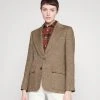 Polo Ralph Lauren HERTIAGE BLAZER - Żakiet - Brown/cream Herringbone