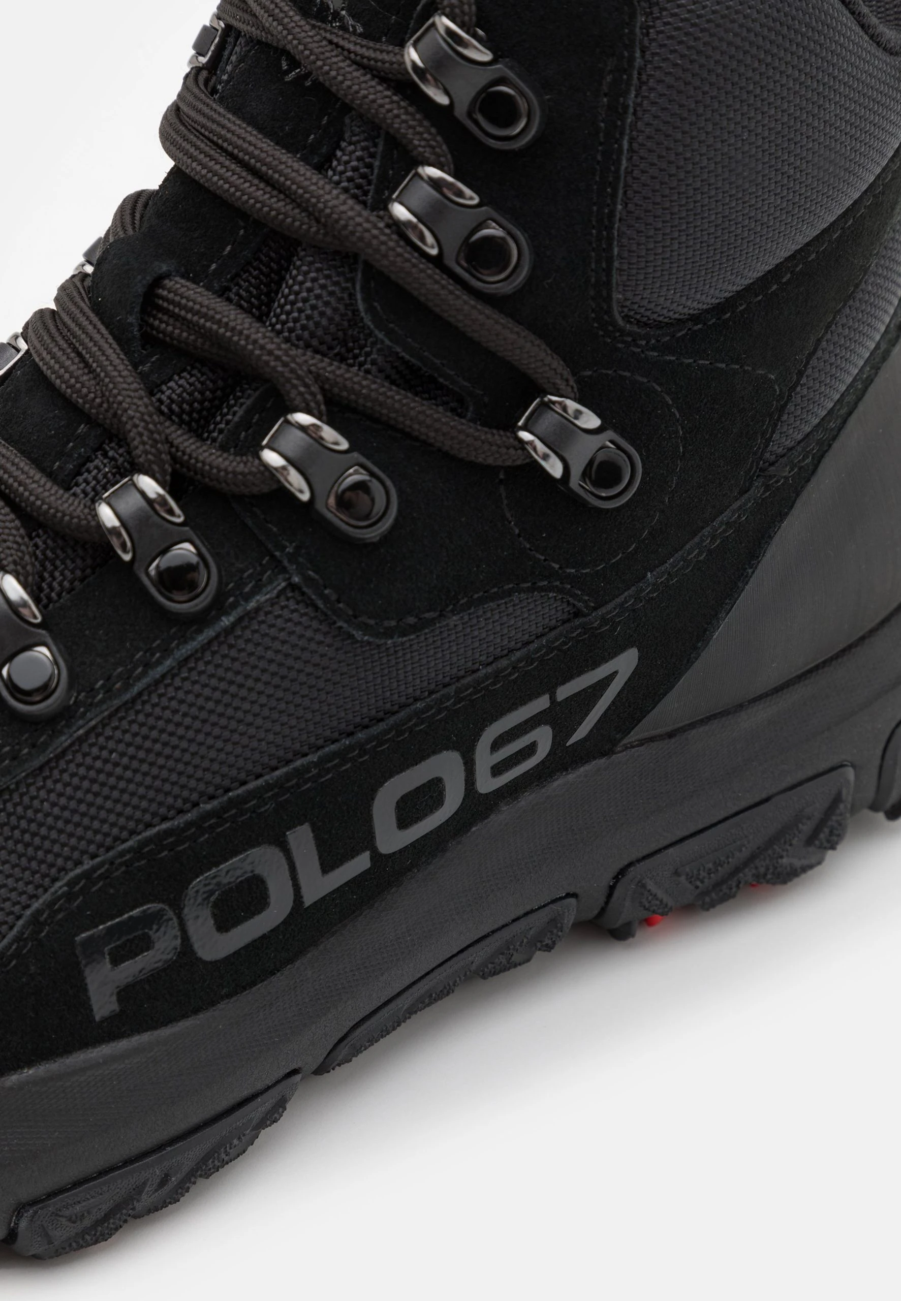 Polo Ralph Lauren TOP LACE UNISEX - Sneakersy Wysokie - Black 8 Polo Ralph Lauren TOP LACE UNISEX - Sneakersy Wysokie - Black - obrazek 6