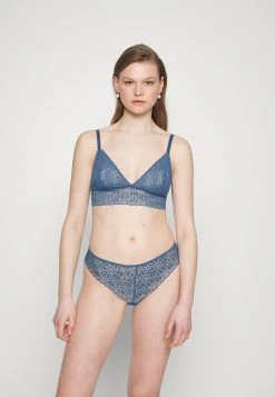 Polo Ralph Lauren LONGLINE - Biustonosz Z Trójkątną Miseczką - Denim