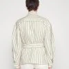 Polo Ralph Lauren LONG SLEEVE-BUTTON FRONT SHIRT - Bluzka - Cream/ Brown Stripe -Polo Ralph Lauren 9c360304aaa1430d97525f2e8c8a2012