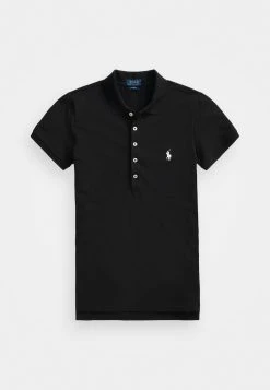 Polo Ralph Lauren JULIE SLIM SHORT SLEEVE - Koszulka Polo - Black/white 9 Polo Ralph Lauren JULIE SLIM SHORT SLEEVE - Koszulka Polo - Black/white -Polo Ralph Lauren 9d80d23d10974cde9957e7f8e11e5de2