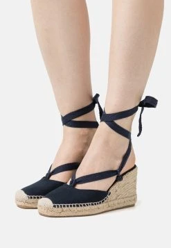 Polo Ralph Lauren WEDGE - Sandały Na Koturnie - Navy