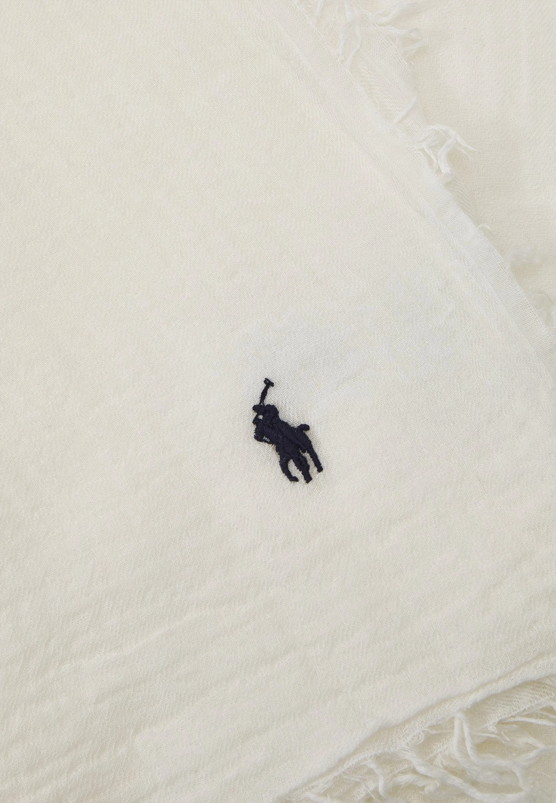 Polo Ralph Lauren CORE SCARF - Szal - Trophy Cream 5 Polo Ralph Lauren CORE SCARF - Szal - Trophy Cream - obrazek 3