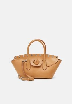 Polo Ralph Lauren SATCHEL MEDIUM - Torebka - Natural