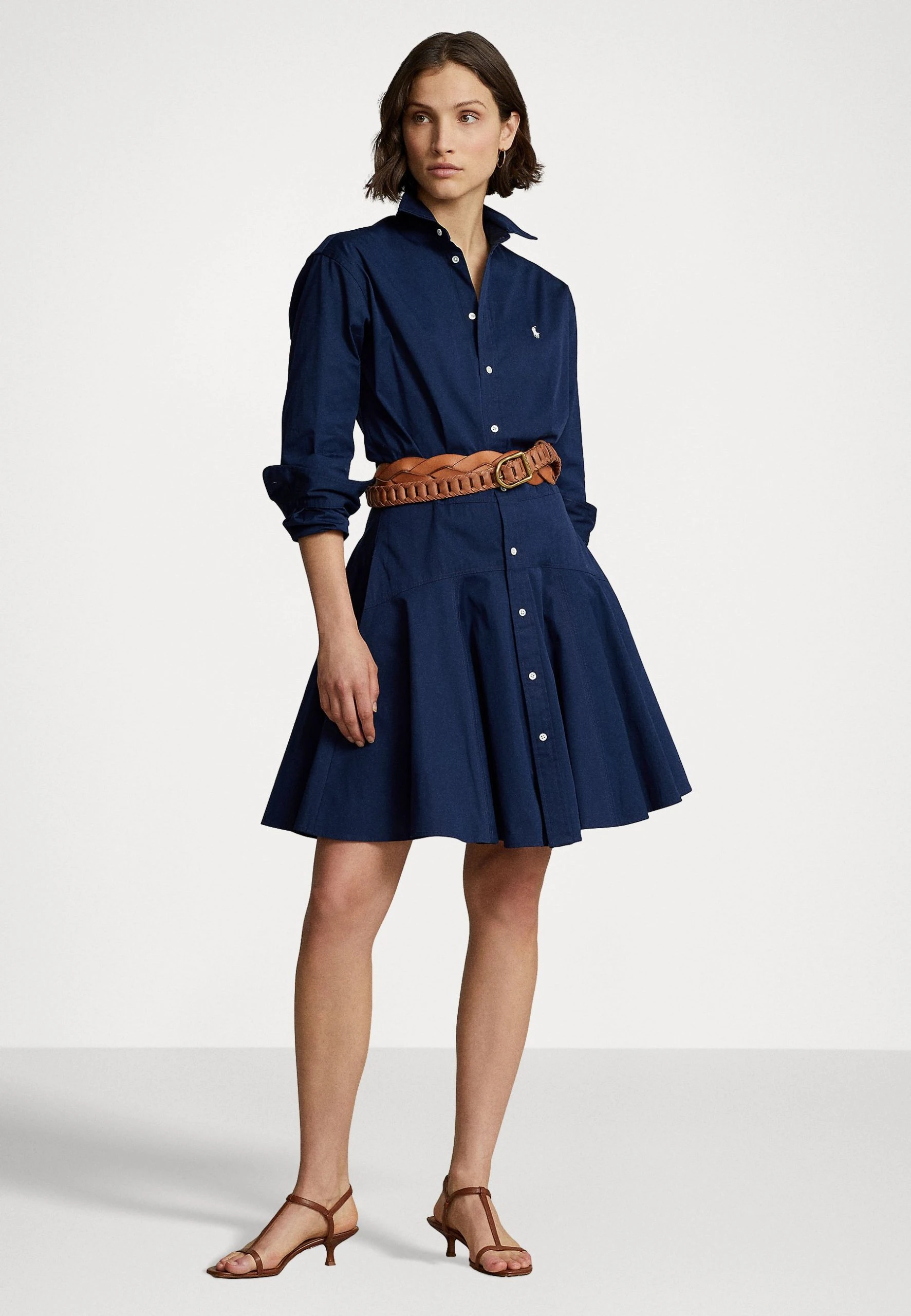 Polo Ralph Lauren LONG SLEEVE DAY DRESS - Sukienka Koszulowa - Newport Navy 4 Polo Ralph Lauren LONG SLEEVE DAY DRESS - Sukienka Koszulowa - Newport Navy - obrazek 2