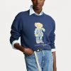Polo Ralph Lauren BEAR LONG SLEEVE - Bluza - Rustic Navy -Polo Ralph Lauren a755691bfe824d57b0a9d7991e7ffb33