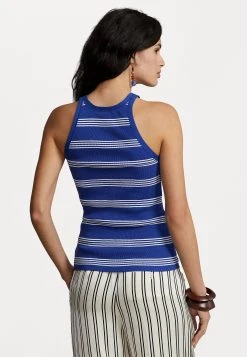 Polo Ralph Lauren SLEEVELESS TANK - Top - Bright Navy/white 8 Polo Ralph Lauren SLEEVELESS TANK - Top - Bright Navy/white -Polo Ralph Lauren a8f85fa2ebda4e4cb8172f63fd96fe47