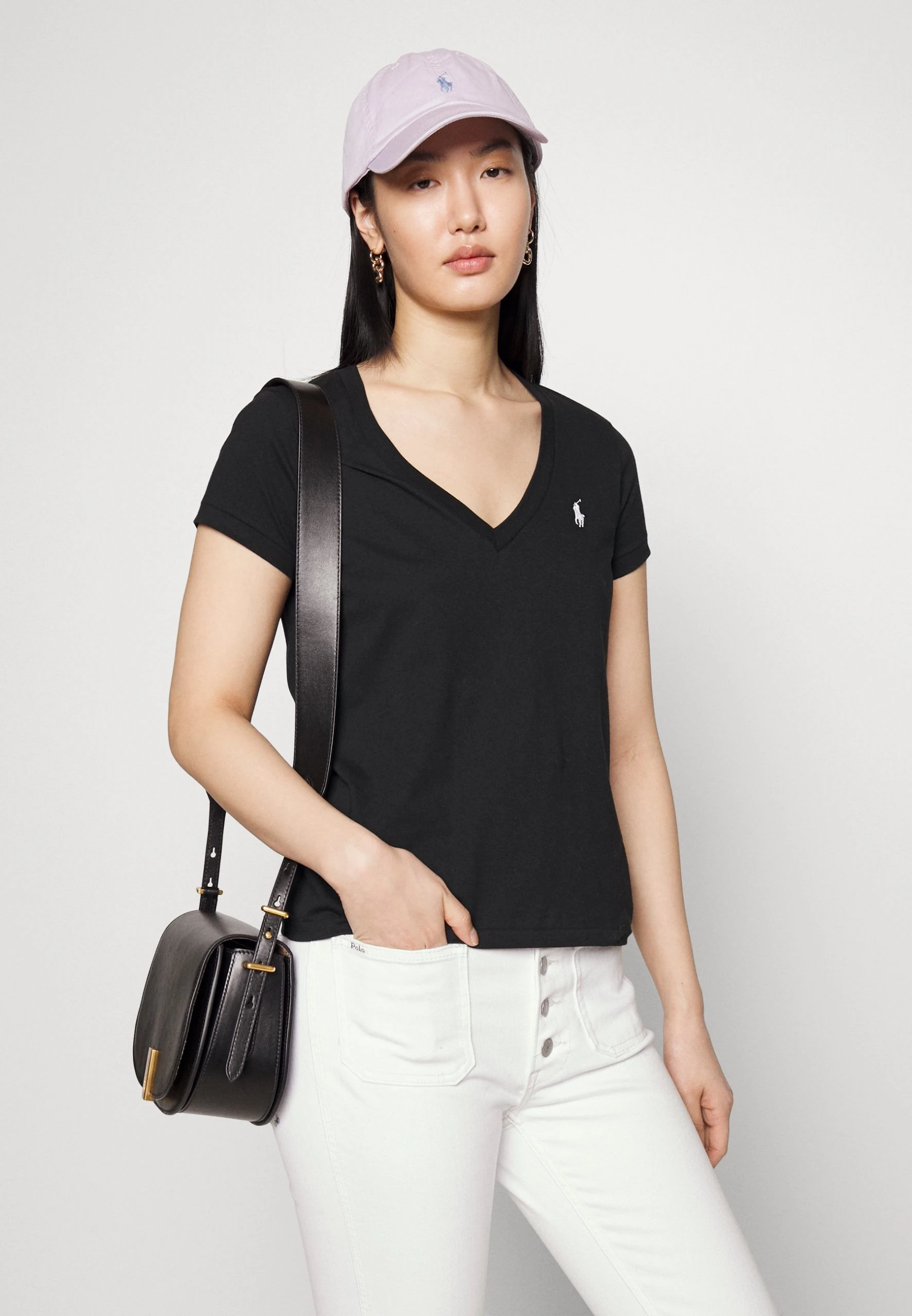 Polo Ralph Lauren NEW SHORT SLEEVE - T-shirt Basic - Black 6 Polo Ralph Lauren NEW SHORT SLEEVE - T-shirt Basic - Black - obrazek 4