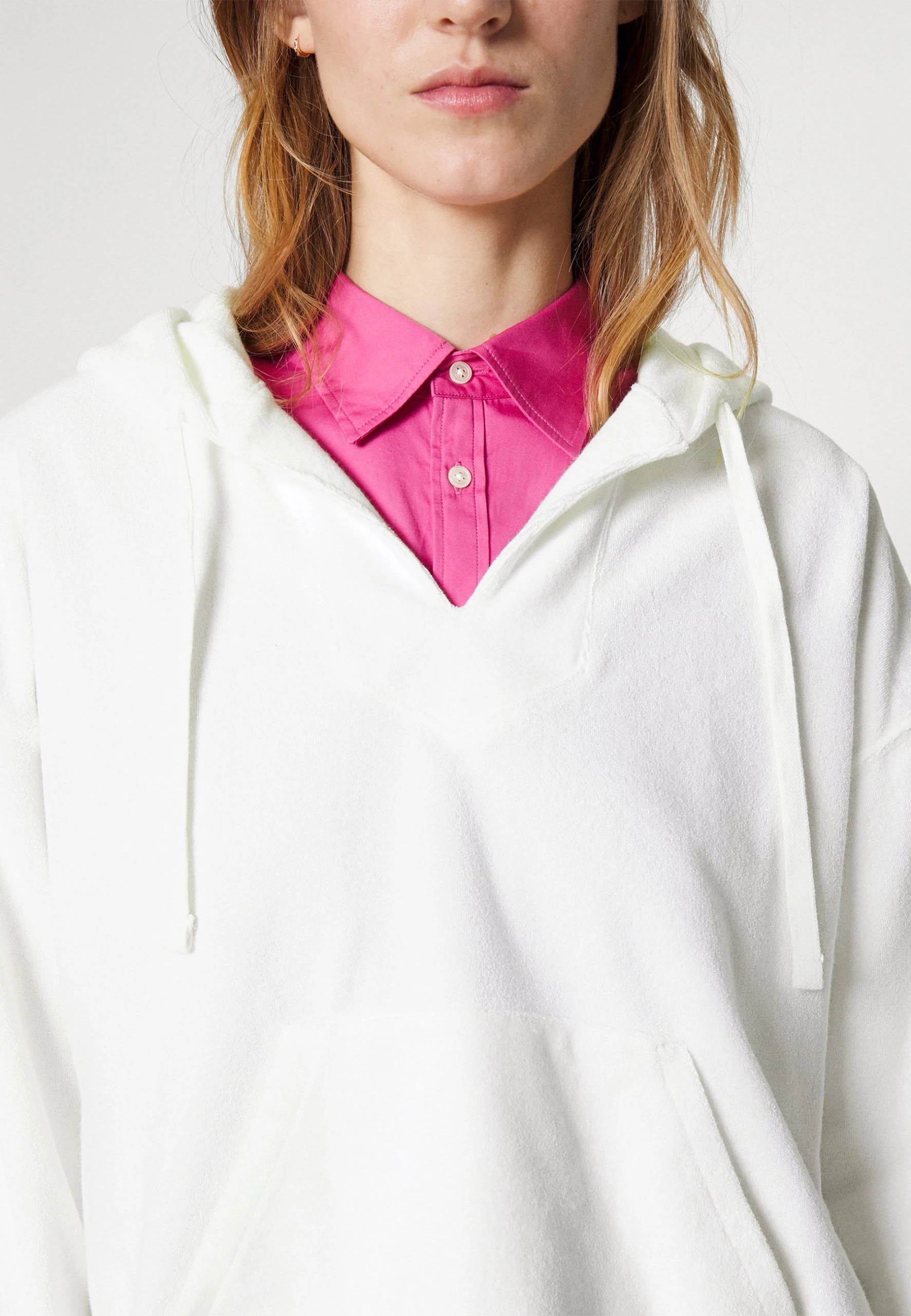 Polo Ralph Lauren TERRY TUNIC-LONG SLEEVE-SWEATSHIRT - Bluza Z Kapturem - Deckwash White 9 Polo Ralph Lauren TERRY TUNIC-LONG SLEEVE-SWEATSHIRT - Bluza Z Kapturem - Deckwash White - obrazek 7