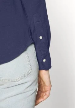 Polo Ralph Lauren HEIDI SKINNY LONG SLEEVE - Koszula - Newport Navy -Polo Ralph Lauren ab36e117f64b4d5992e58e941c0c30ca