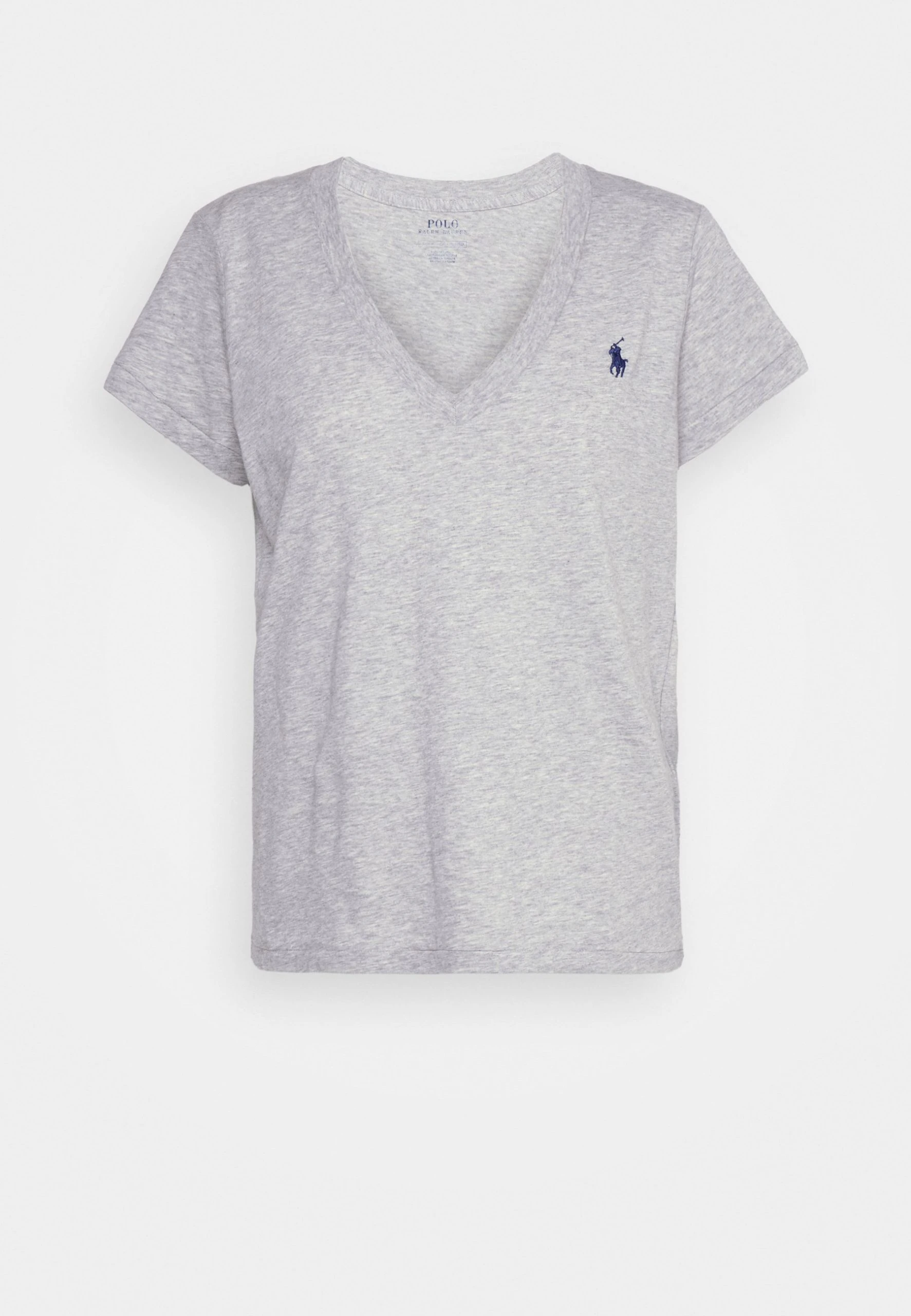 Polo Ralph Lauren V-NECK - T-shirt Basic - Cobblestone Heather 7 Polo Ralph Lauren V-NECK - T-shirt Basic - Cobblestone Heather - obrazek 5