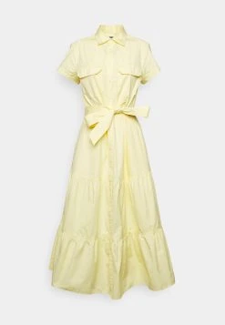 Polo Ralph Lauren SHORT SLEEVE DAY DRESS - Sukienka Koszulowa - Bird Yellow -Polo Ralph Lauren ad0a9c01315848d997e11151a7c8bc78
