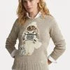 Polo Ralph Lauren BEAR LONG SLEEVE - Sweter - Mushroom Multi 1 Polo Ralph Lauren BEAR LONG SLEEVE - Sweter - Mushroom Multi -Polo Ralph Lauren b04c52fbcfe54a08ac8f85fe7a4c7908