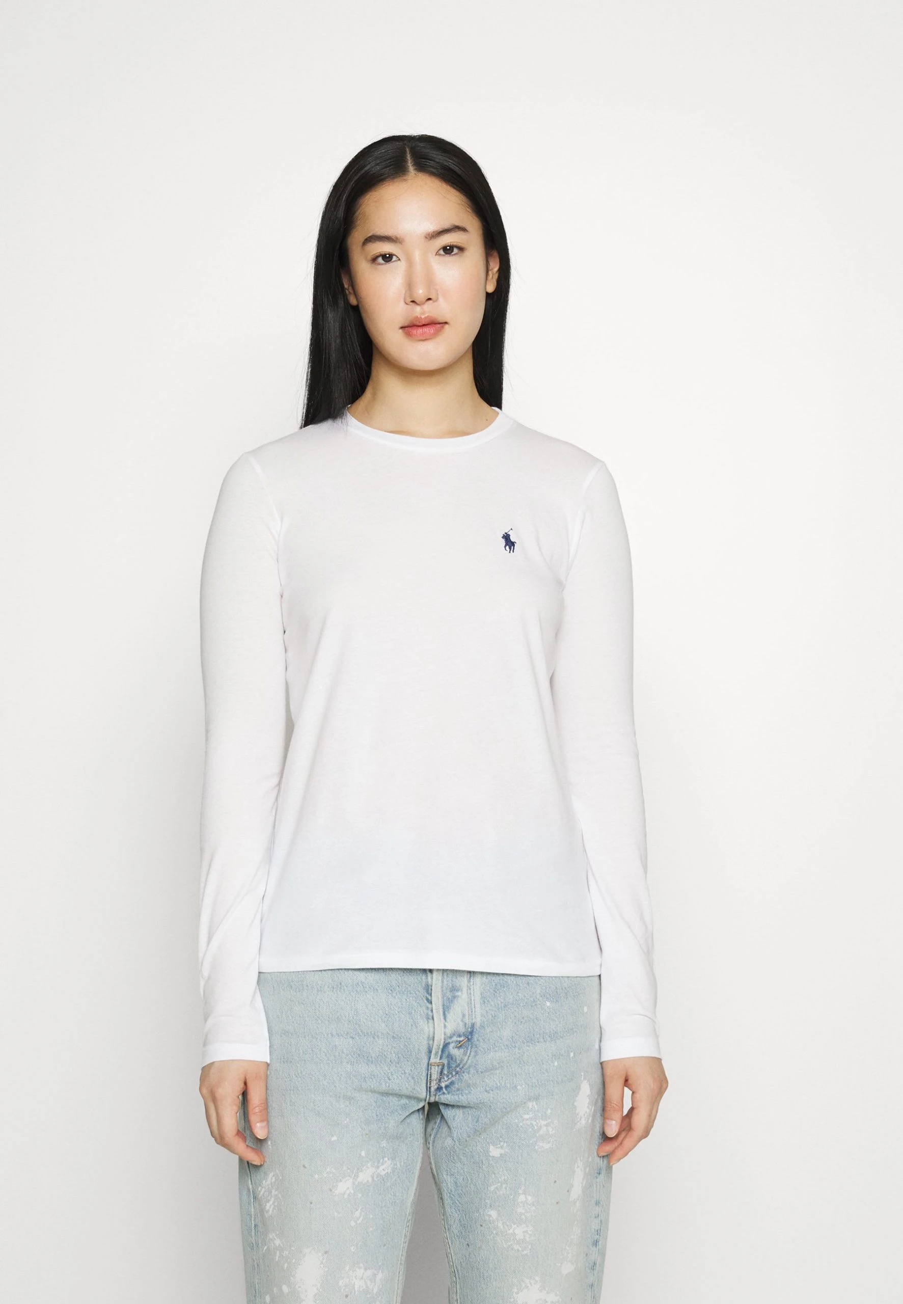 Polo Ralph Lauren LONG SLEEVE - Bluzka Z Długim Rękawem - White 3 Polo Ralph Lauren LONG SLEEVE - Bluzka Z Długim Rękawem - White