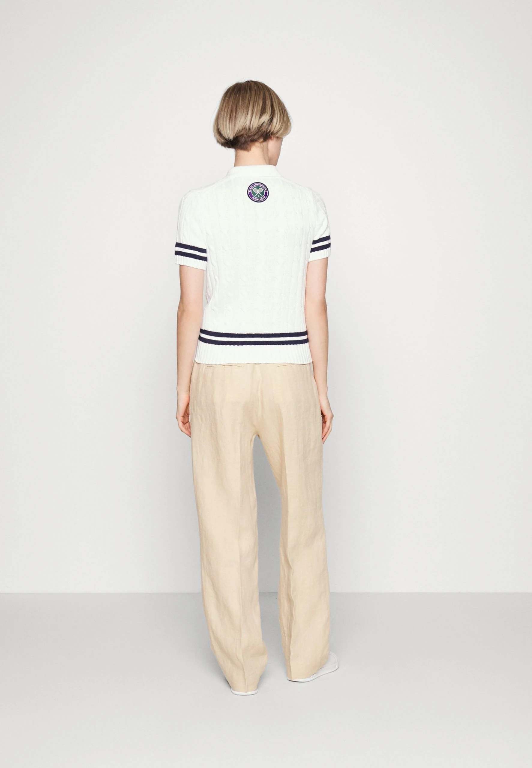 Polo Ralph Lauren FULL LENGTH FLAT FRONT - Spodnie Materiałowe - Basic Sand 5 Polo Ralph Lauren FULL LENGTH FLAT FRONT - Spodnie Materiałowe - Basic Sand - obrazek 3