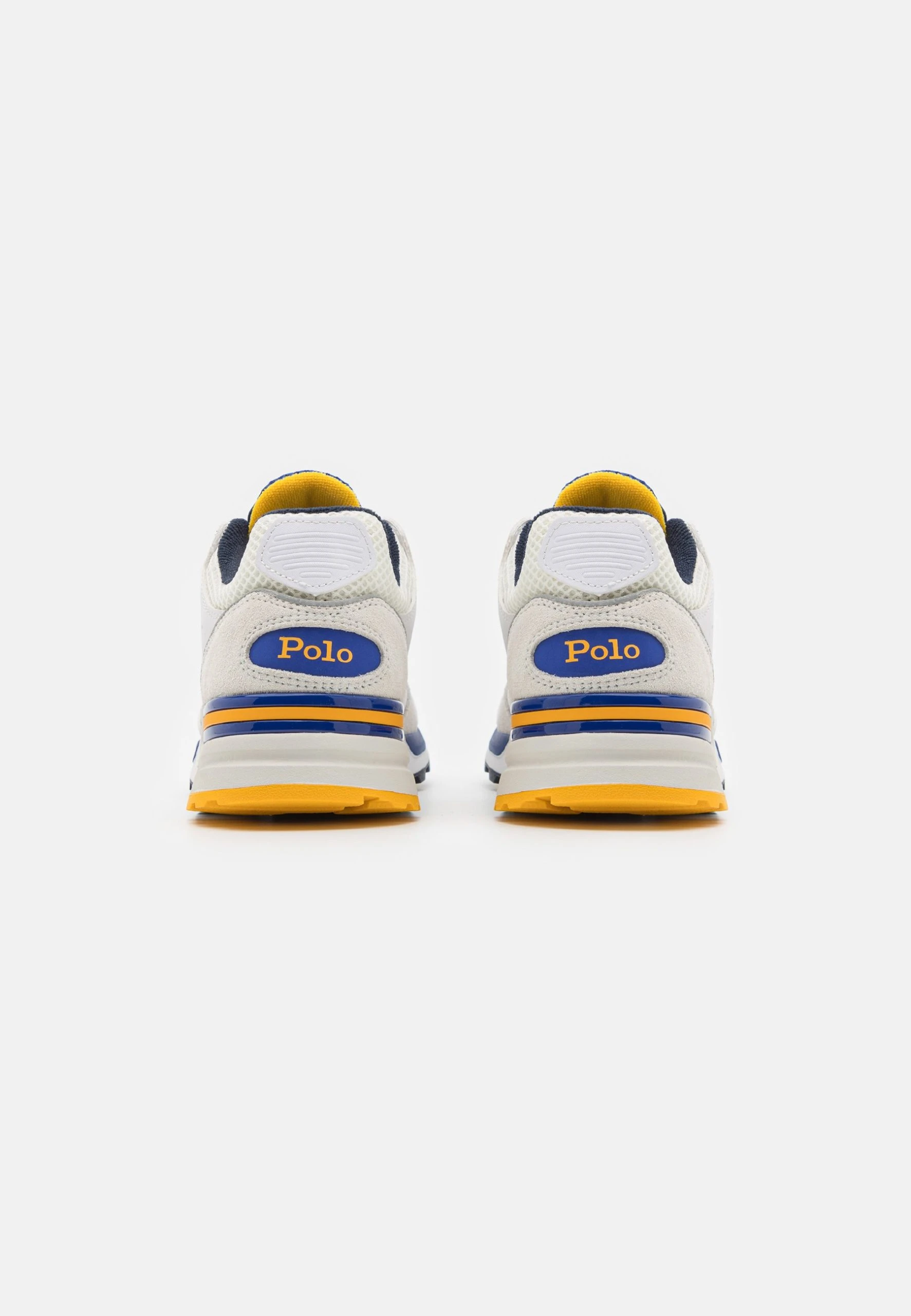 Polo Ralph Lauren TRACKSTR 200 TOP LACE UNISEX - Sneakersy Niskie - White/royal/gold 4 Polo Ralph Lauren TRACKSTR 200 TOP LACE UNISEX - Sneakersy Niskie - White/royal/gold - obrazek 2