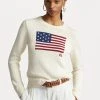 Polo Ralph Lauren FLAG - Sweter - Cream 1 Polo Ralph Lauren FLAG - Sweter - Cream -Polo Ralph Lauren b31e6325333f4536976e56c7f1229c70