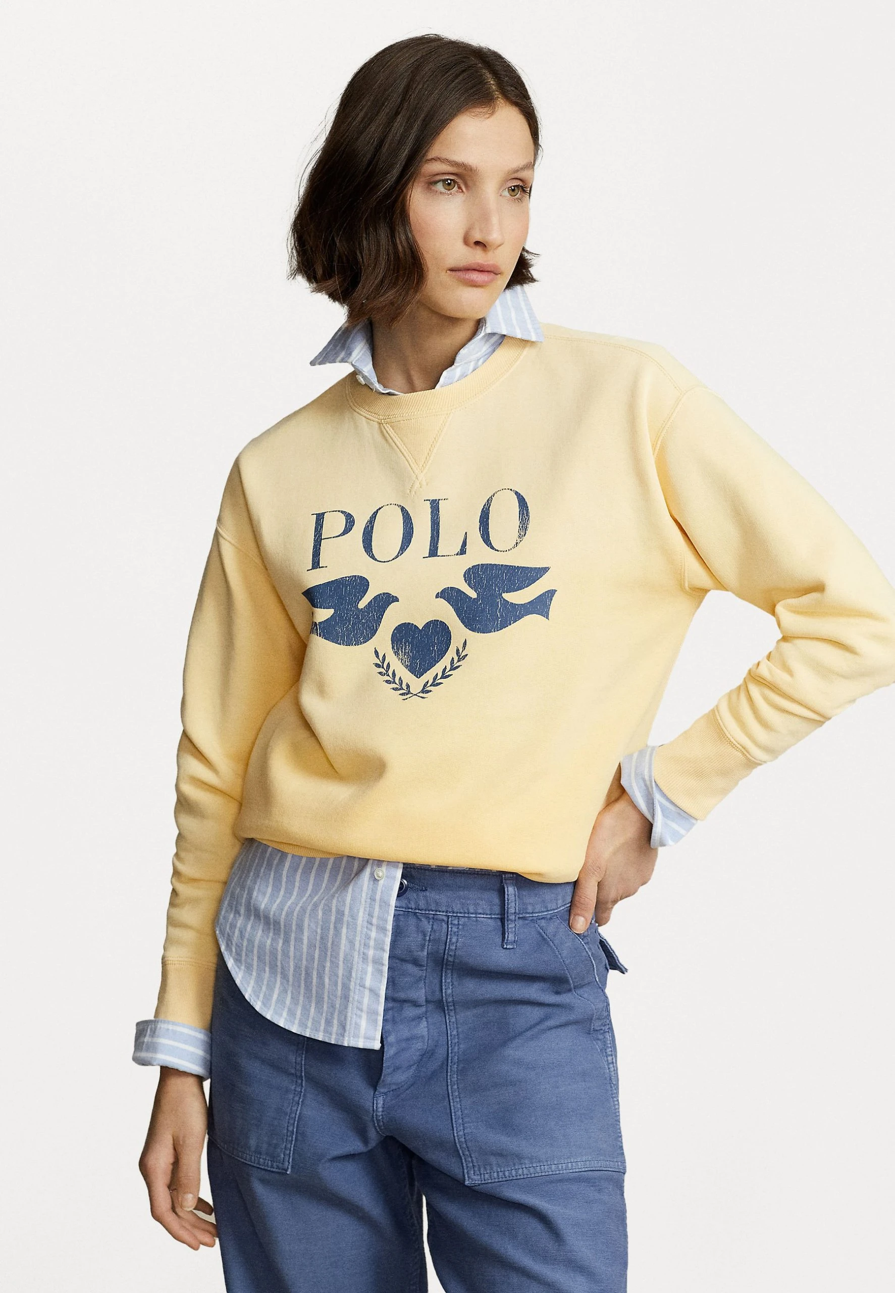 Polo Ralph Lauren DOVE LONG SLEEVE - Bluza - Corn Yellow 3 Polo Ralph Lauren DOVE LONG SLEEVE - Bluza - Corn Yellow