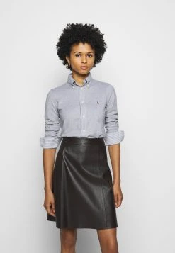 Polo Ralph Lauren OXFORD - Koszula - Boulder Grey Heat