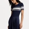 Polo Ralph Lauren SHORT SLEEVE DAY DRESS - Sukienka Letnia - Navy -Polo Ralph Lauren b8aa08953f11492b86091c426a8de4f9