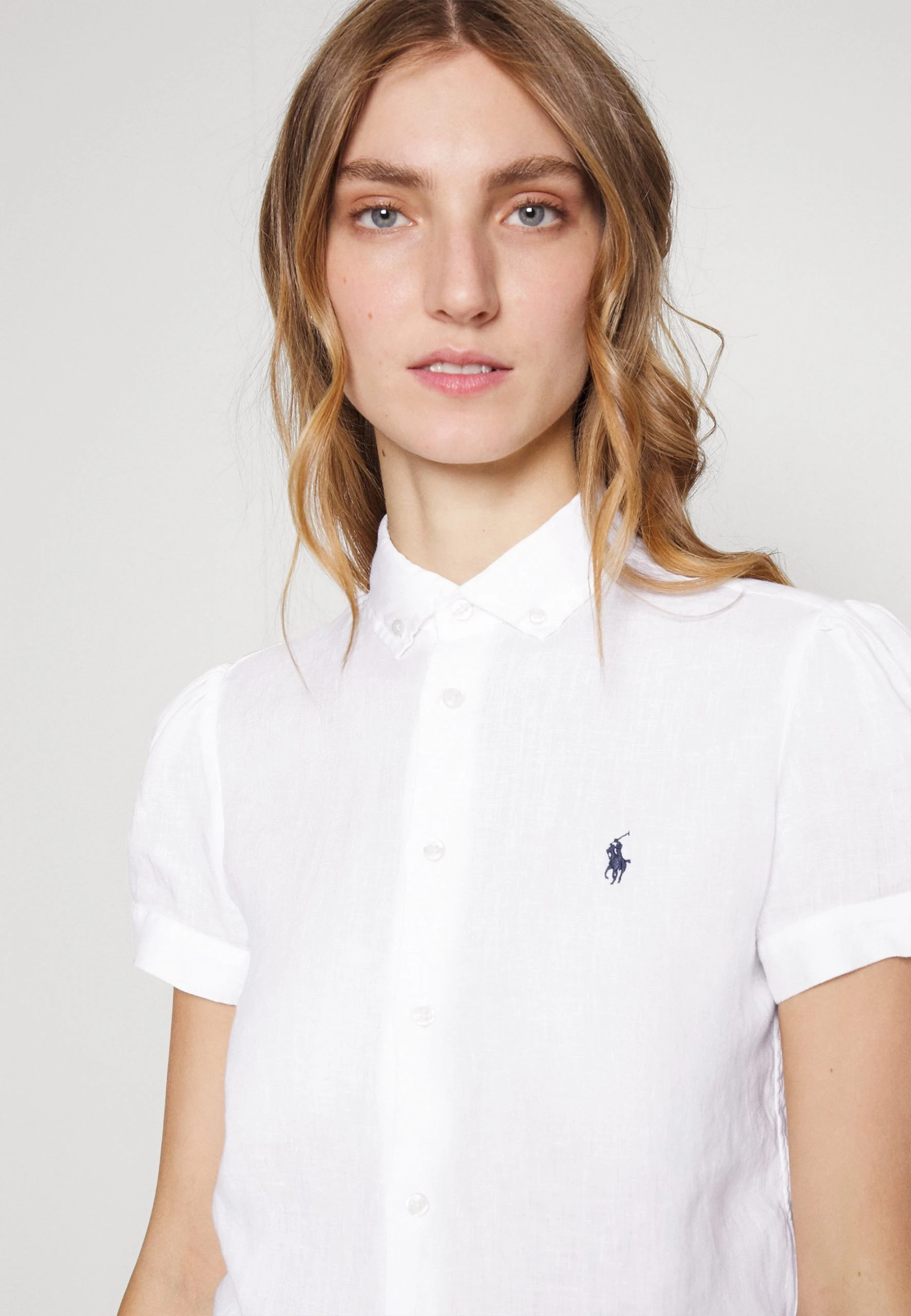 Polo Ralph Lauren SLEEVE BUTTON FRONT SHIRT - Koszula - White 6 Polo Ralph Lauren SLEEVE BUTTON FRONT SHIRT - Koszula - White - obrazek 4