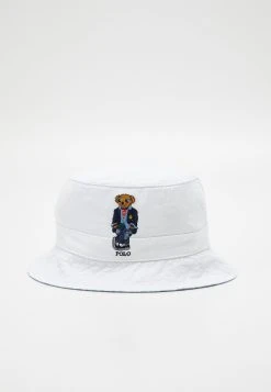 Polo Ralph Lauren BUCKET HAT UNISEX - Kapelusz - White