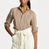 Polo Ralph Lauren RELAXED LONG SLEEVE BUTTON FRONT SHIRT - Koszula - Madison Tan