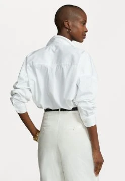 Polo Ralph Lauren LONG SLEEVE BUTTON FRONT SHIRT - Koszula - White -Polo Ralph Lauren bf3e5ec992a14172bcdf74b82235f930