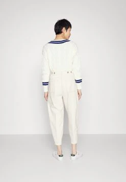 Polo Ralph Lauren CROPPED FLAT FRONT - Spodnie Treningowe - Natural -Polo Ralph Lauren c09e219e8d5a49e49cdf105d2b02a8e4