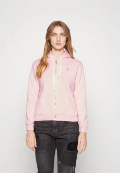 Polo Ralph Lauren LONG SLEEVE - Bluza Rozpinana - Pink Sand