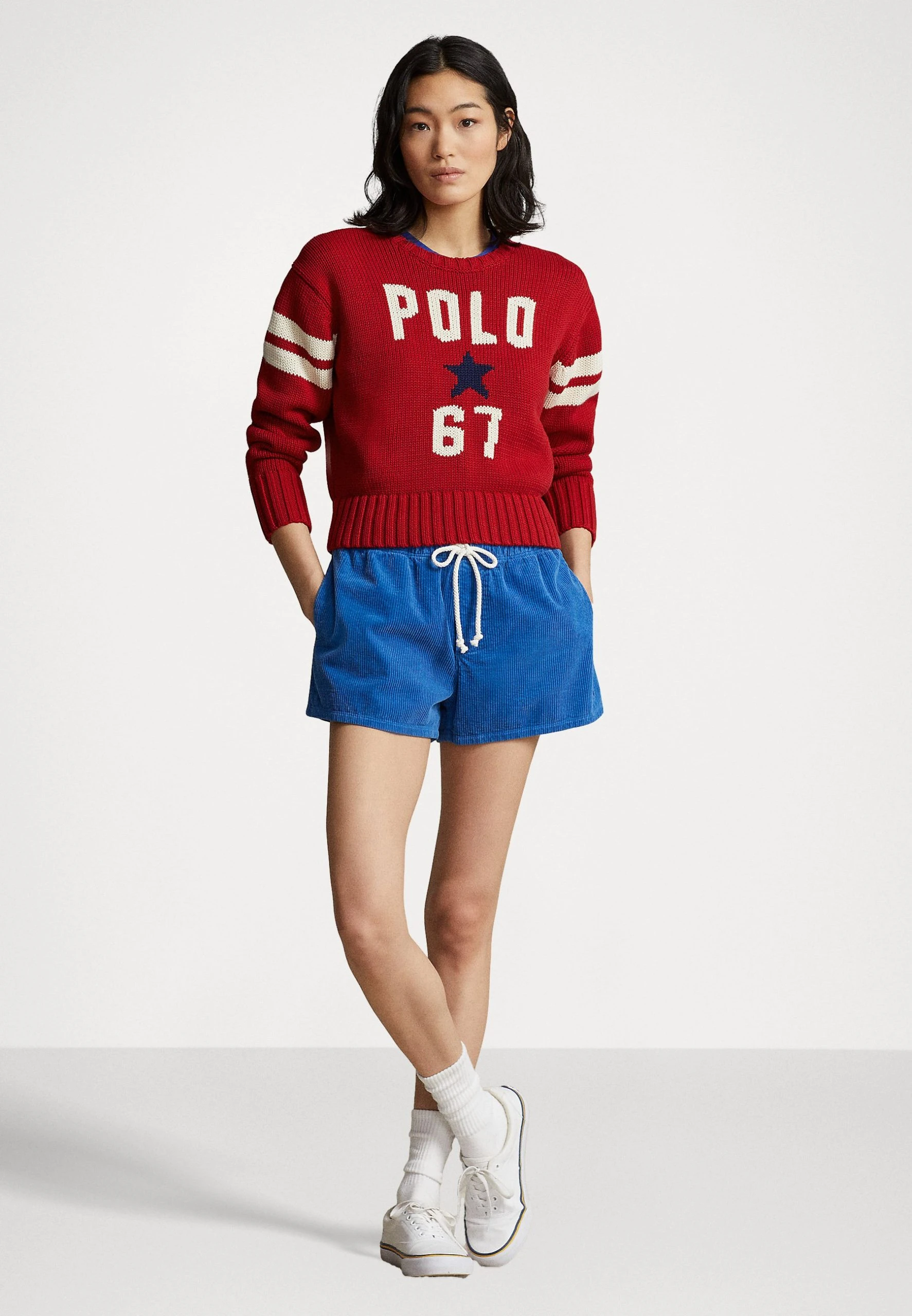Polo Ralph Lauren LONG SLEEVE - Sweter - Red 4 Polo Ralph Lauren LONG SLEEVE - Sweter - Red - obrazek 2