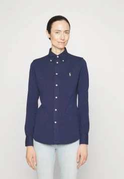 Polo Ralph Lauren HEIDI SKINNY LONG SLEEVE - Koszula - Newport Navy