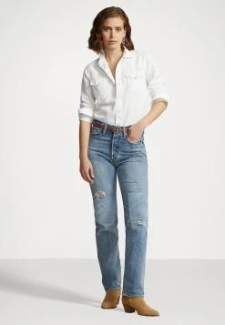 Polo Ralph Lauren ELON LONG SLEEVE BUTTON FRONT SHIRT - Koszula - White -Polo Ralph Lauren c634a367d2ee493ca1ce91e403b21ca5