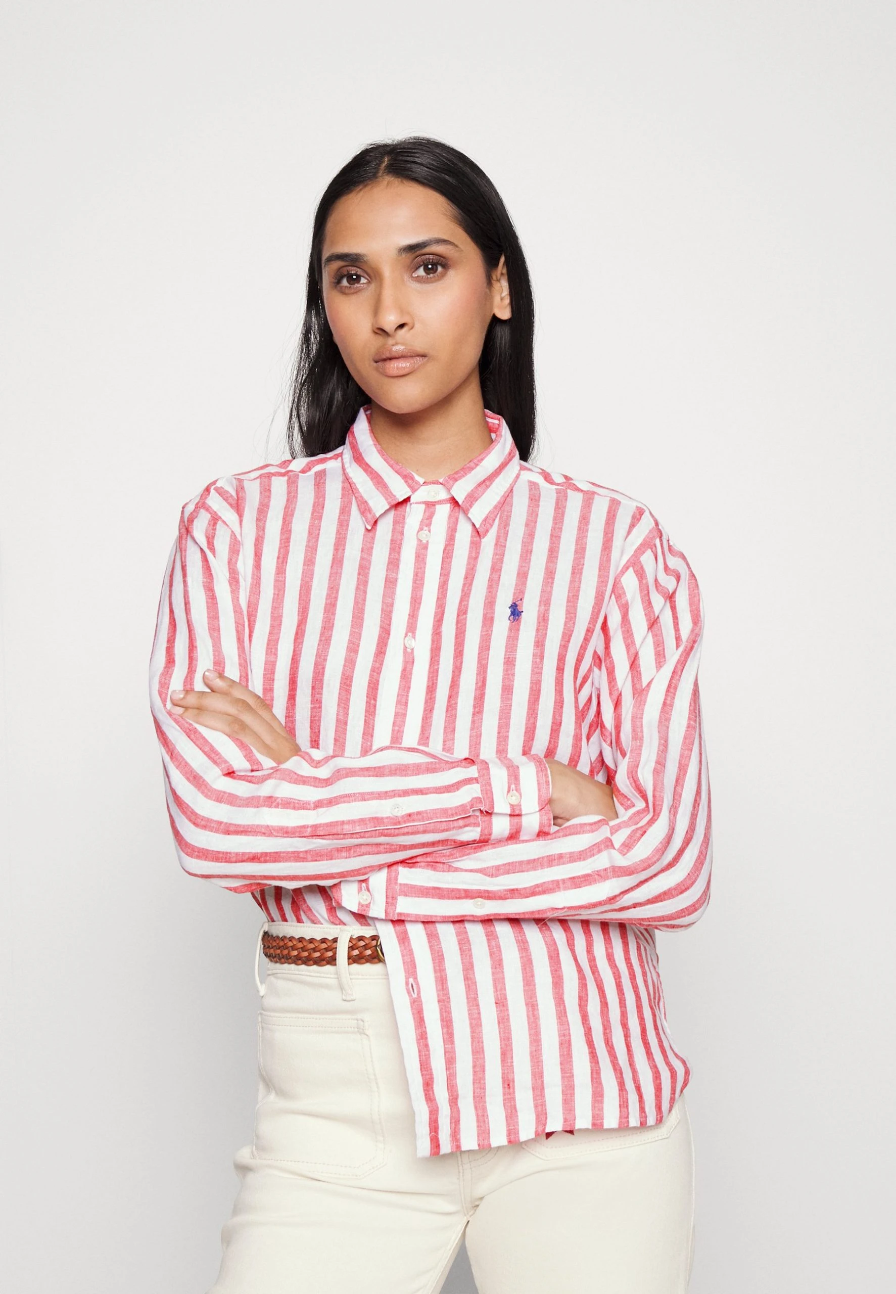 Polo Ralph Lauren LONG SLEEVE - Koszula - Red 6 Polo Ralph Lauren LONG SLEEVE - Koszula - Red - obrazek 4