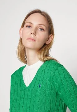 Polo Ralph Lauren KIMBERLY LONG SLEEVE - Sweter - Preppy Green 11 Polo Ralph Lauren KIMBERLY LONG SLEEVE - Sweter - Preppy Green -Polo Ralph Lauren ca46474d2dd7425c9eb71f756086a62c