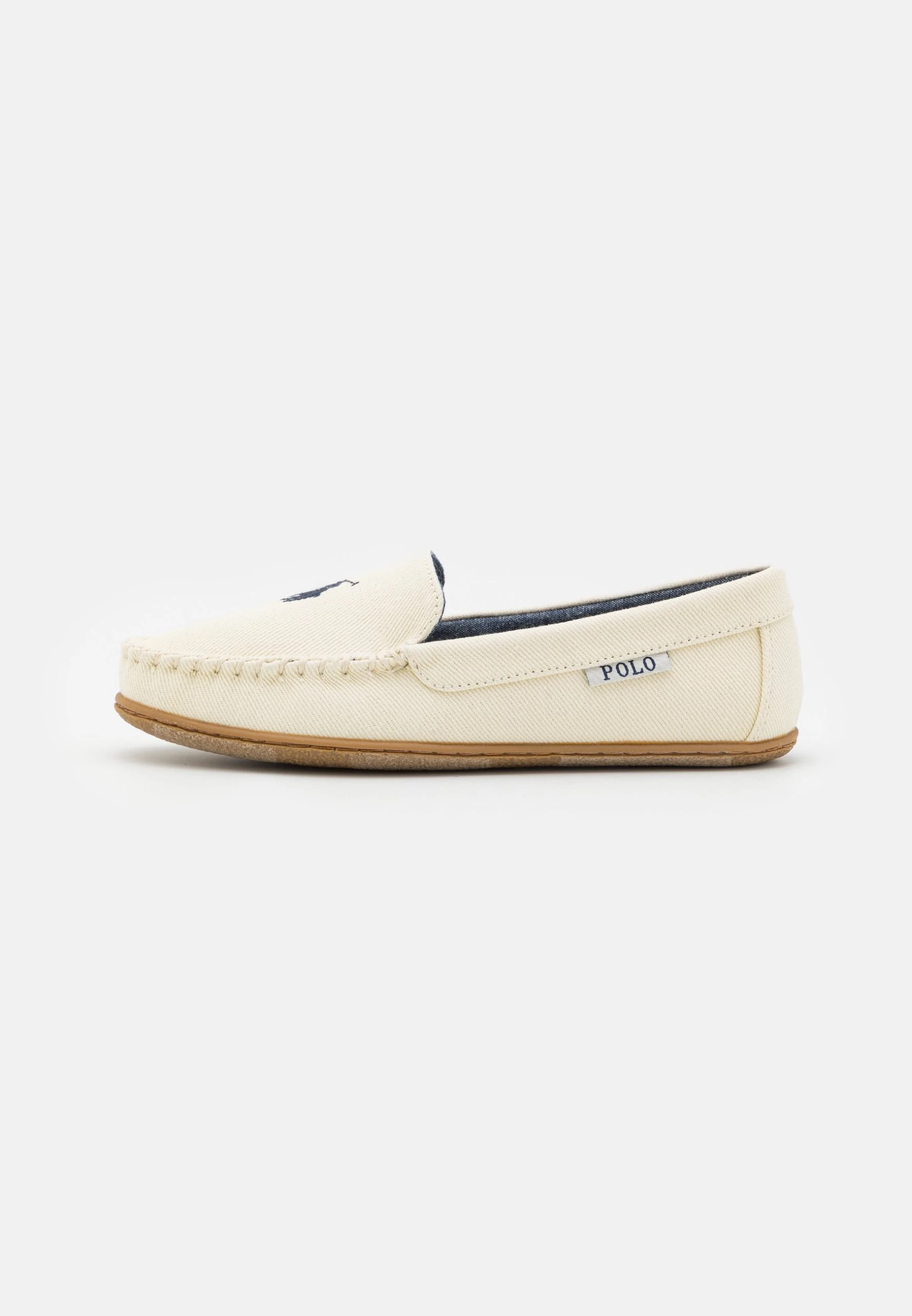 Polo Ralph Lauren COLLINS - Kapcie - Cream Washed/navy 4 Polo Ralph Lauren COLLINS - Kapcie - Cream Washed/navy - obrazek 2