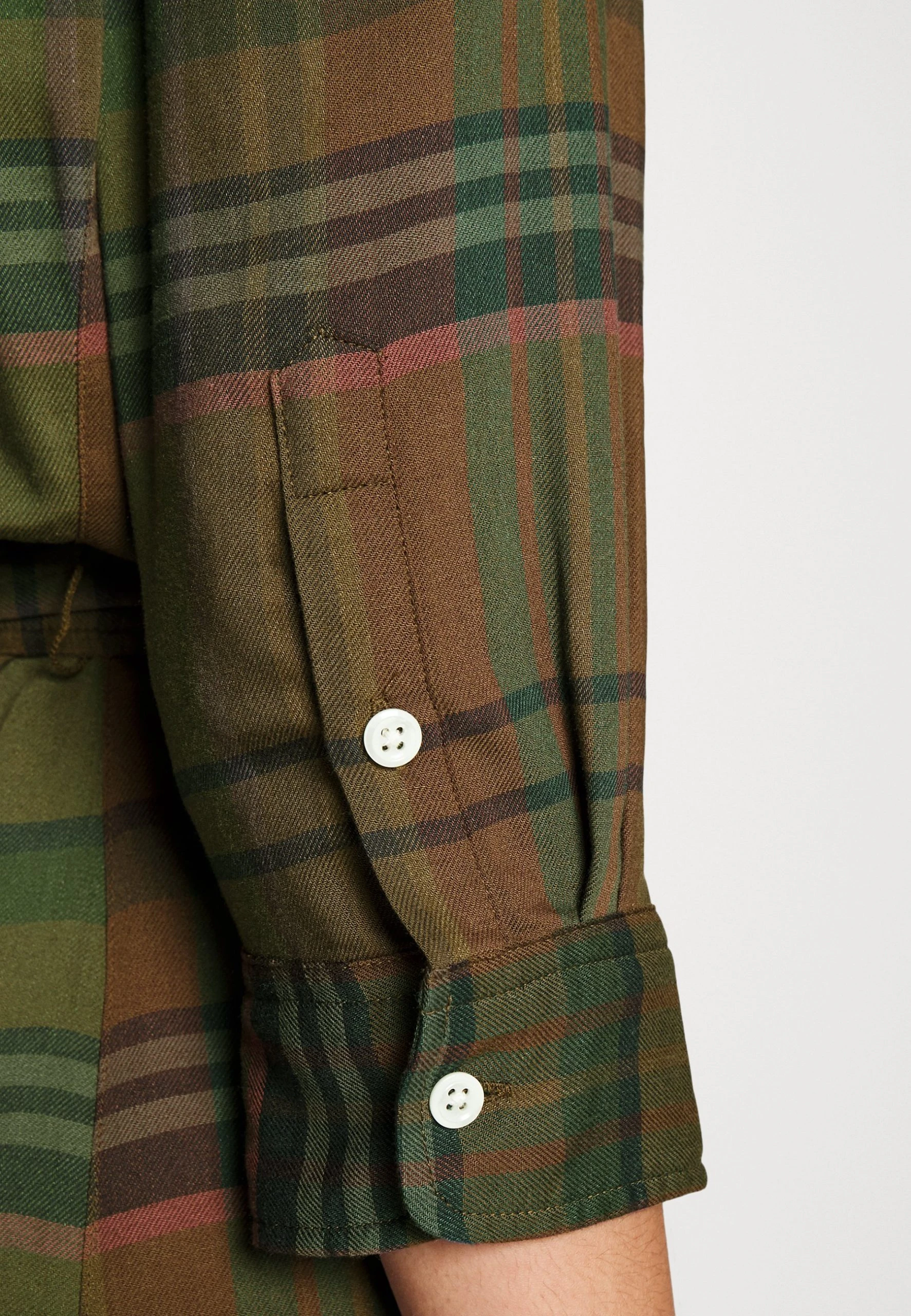 Polo Ralph Lauren BETANY LONG SLEEVE DAY DRESS - Sukienka Letnia - Brown/olive Multi Plaid 9 Polo Ralph Lauren BETANY LONG SLEEVE DAY DRESS - Sukienka Letnia - Brown/olive Multi Plaid - obrazek 7
