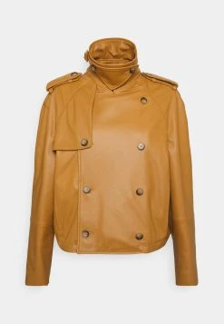 Polo Ralph Lauren CROPPED LAMBSKIN TRENCH COAT - Kurtka Skórzana - Tan 8 Polo Ralph Lauren CROPPED LAMBSKIN TRENCH COAT - Kurtka Skórzana - Tan -Polo Ralph Lauren d0721667d56b4b75870b65e4c8bcd3b2