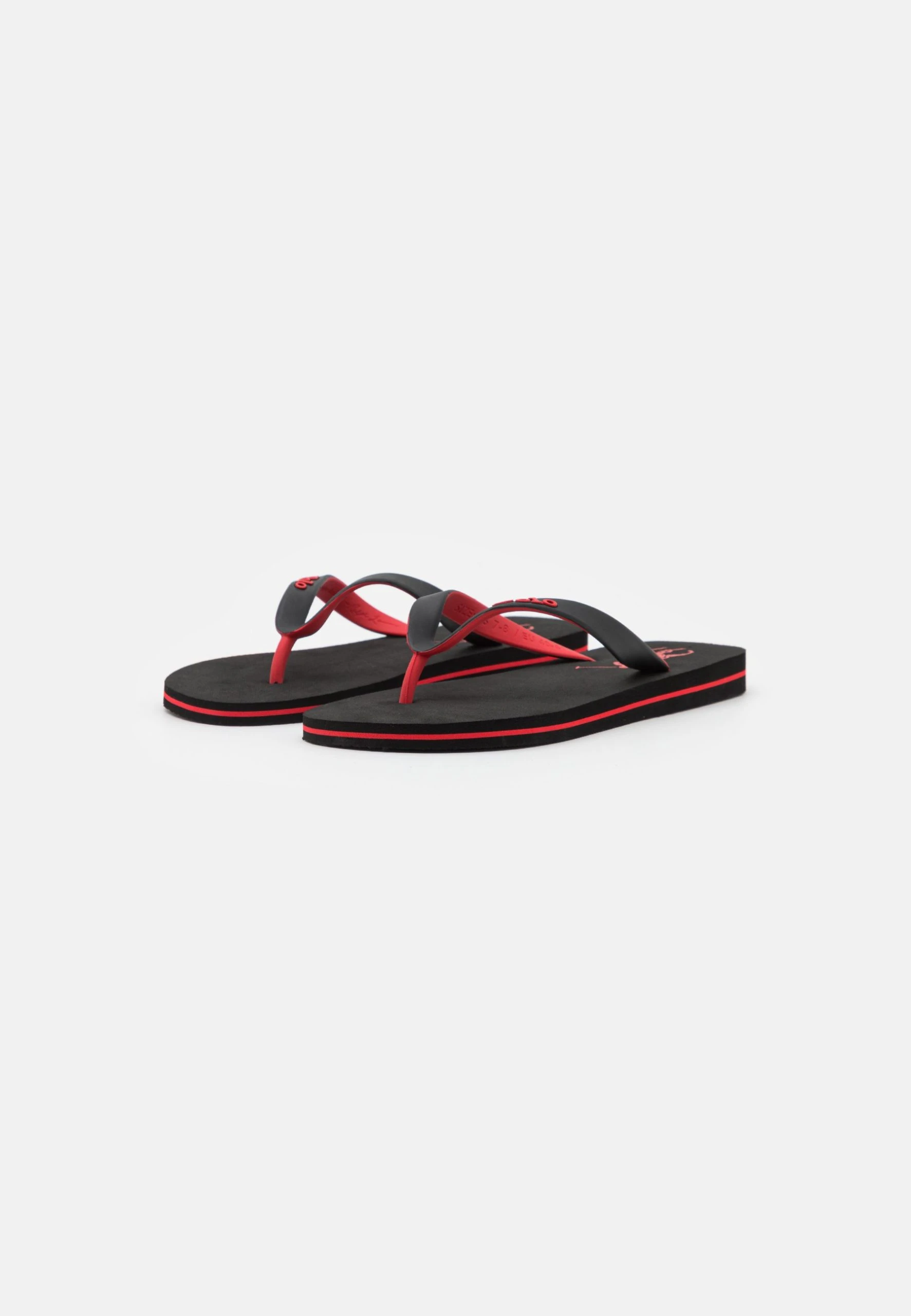 Polo Ralph Lauren BOLT PONY FLIP-FLOP - Japonki - Black/red 4 Polo Ralph Lauren BOLT PONY FLIP-FLOP - Japonki - Black/red - obrazek 2