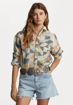 Polo Ralph Lauren LONG SLEEVE BUTTON FRONT SHIRT - Koszula - Multi