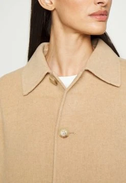 Polo Ralph Lauren CAR UNLINED COAT - Klasyczny Płaszcz - Light Tan Melange -Polo Ralph Lauren dcf944aaaf45428e8fe738c3302ce237