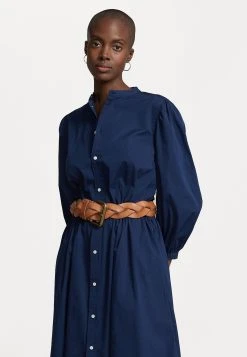 Polo Ralph Lauren ELIE LONG SLEEVE DAY DRESS - Sukienka Koszulowa - Newport Navy