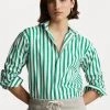 Polo Ralph Lauren LONG SLEEVE BLOSE - Koszula - Green/white 1 Polo Ralph Lauren LONG SLEEVE BLOSE - Koszula - Green/white -Polo Ralph Lauren ddae1c8766ea4795866658e07b37bce0