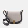 Polo Ralph Lauren SADDLE CROSSBODY MEDIUM - Torba Na Ramię - Navy/cream -Polo Ralph Lauren df06604a21aa40a9ae66025110b1631f