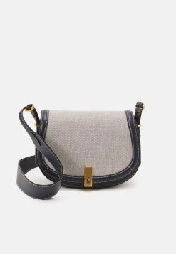 Polo Ralph Lauren SADDLE CROSSBODY MEDIUM - Torba Na Ramię - Navy/cream