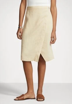 Polo Ralph Lauren DANA KNEE PENCIL - Spódnica Ołówkowa - Basic Sand
