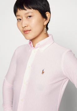 Polo Ralph Lauren KNIT OXFORD SHIRT STRIPED - Bluzka - Carmel Pink/white Stripe 11 Polo Ralph Lauren KNIT OXFORD SHIRT STRIPED - Bluzka - Carmel Pink/white Stripe -Polo Ralph Lauren e3596ff6f39d42b9a689115a26e87339